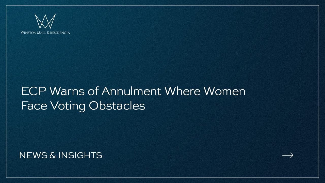 Read more about the article ECP Warns of Annulment Where Women Face Voting Obstacles