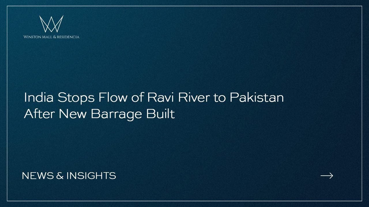 Read more about the article India Stops Flow of Ravi River to Pakistan After New Barrage Built