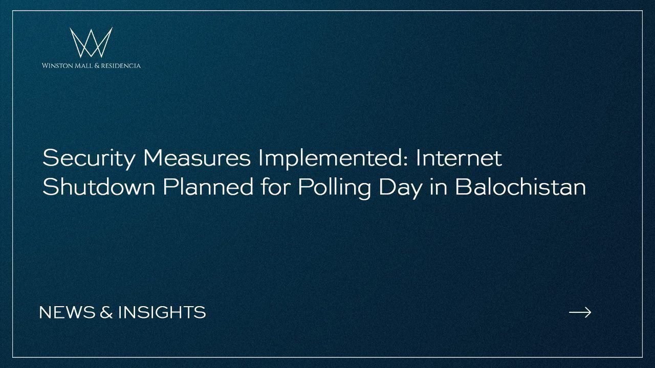 Read more about the article Security Measures Implemented: Internet Shutdown Planned for Polling Day in Balochistan