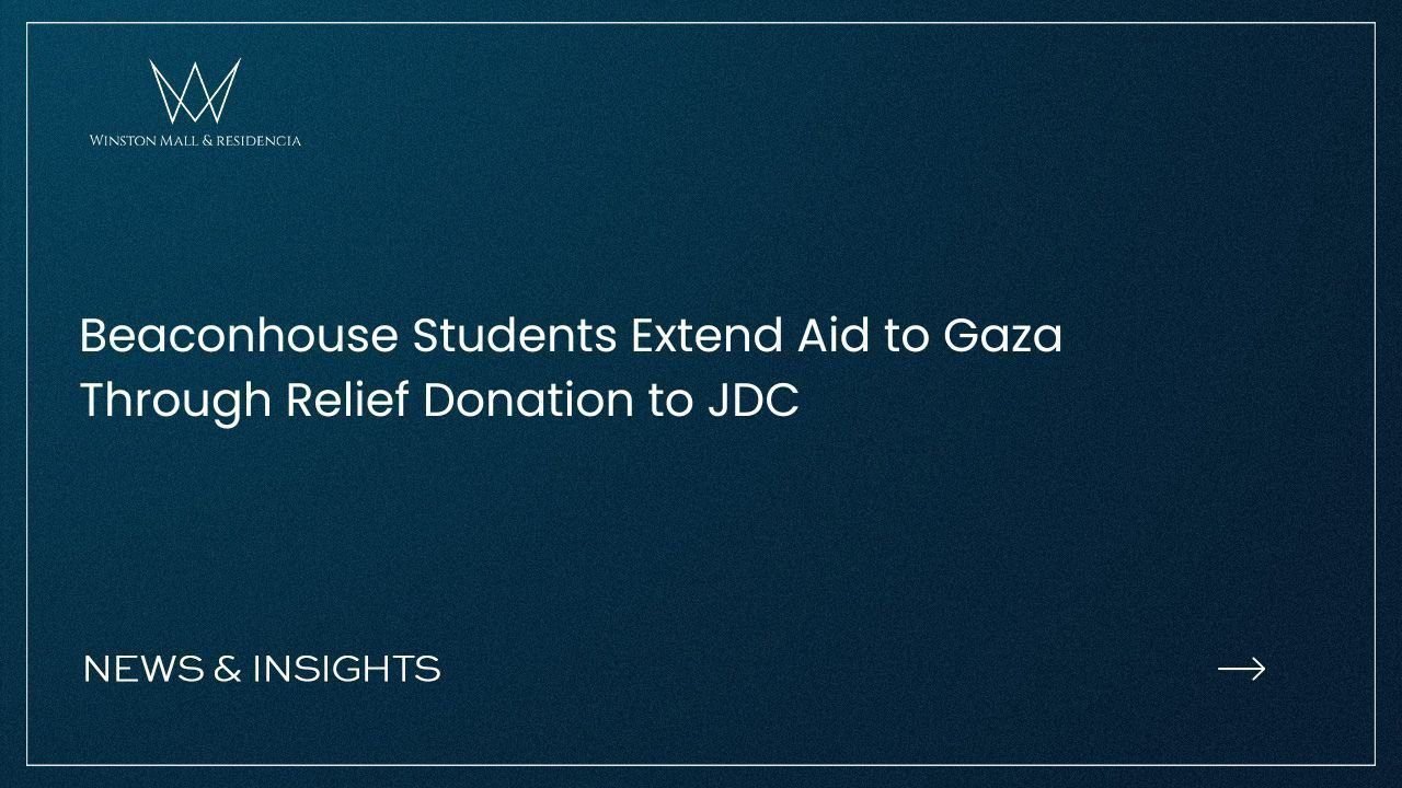 Read more about the article Beaconhouse Students Extend Aid to Gaza Through Relief Donation to JDC