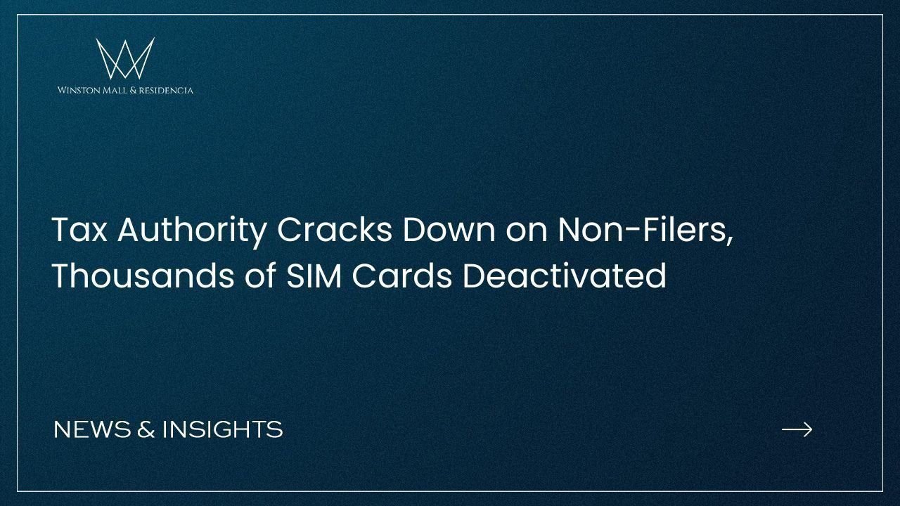 Read more about the article Tax Authority Cracks Down on Non-Filers, Thousands of SIM Cards Deactivated