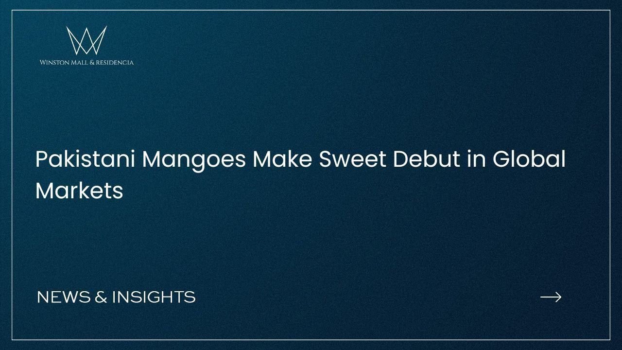 Read more about the article Pakistani Mangoes Make Sweet Debut in Global Markets