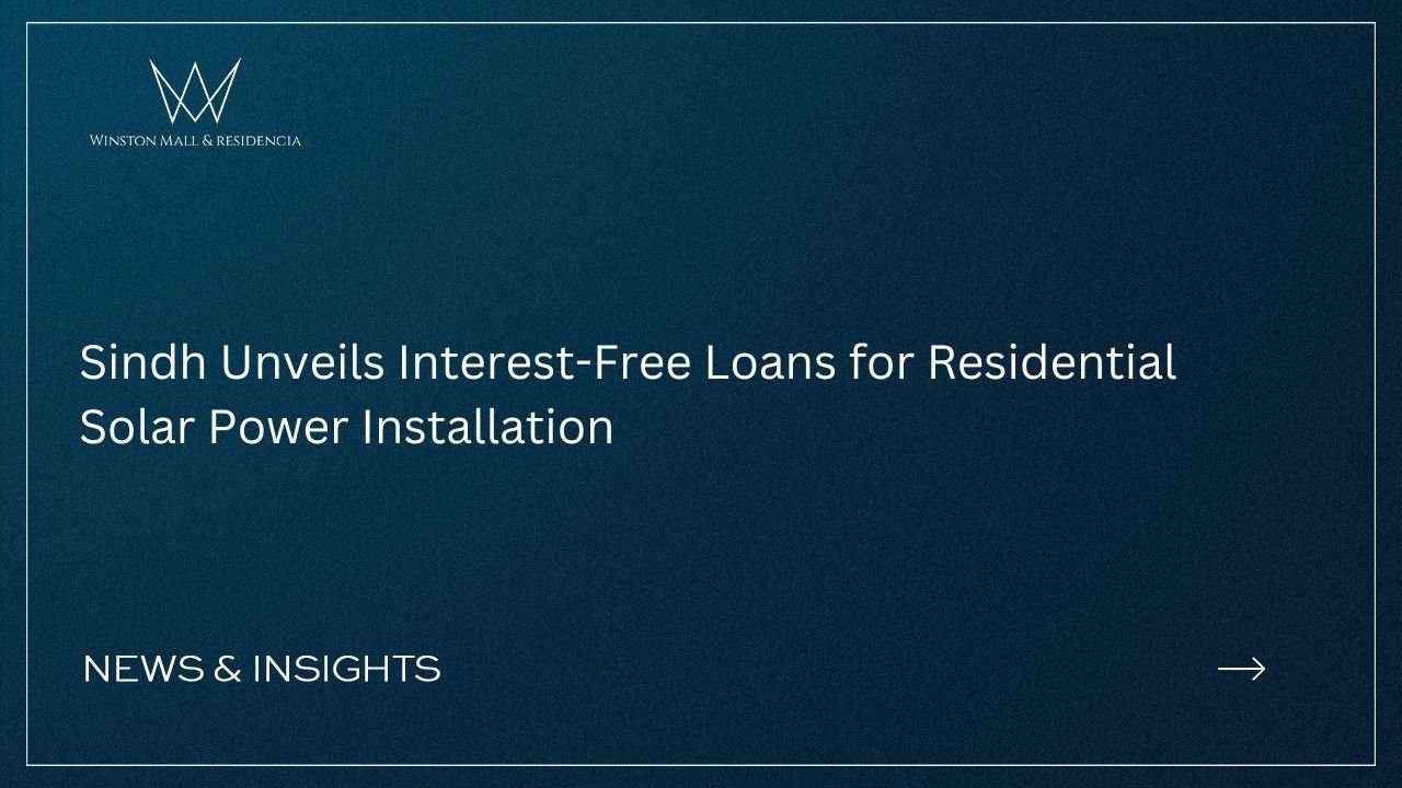 Read more about the article Sindh Unveils Interest-Free Loans for Residential Solar Power Installation