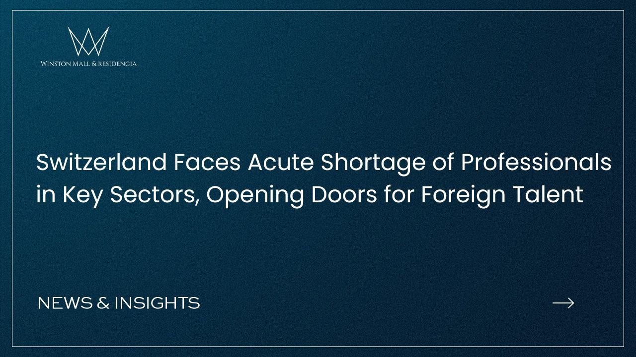 Read more about the article Switzerland Faces Acute Shortage of Professionals in Key Sectors, Opening Doors for Foreign Talent