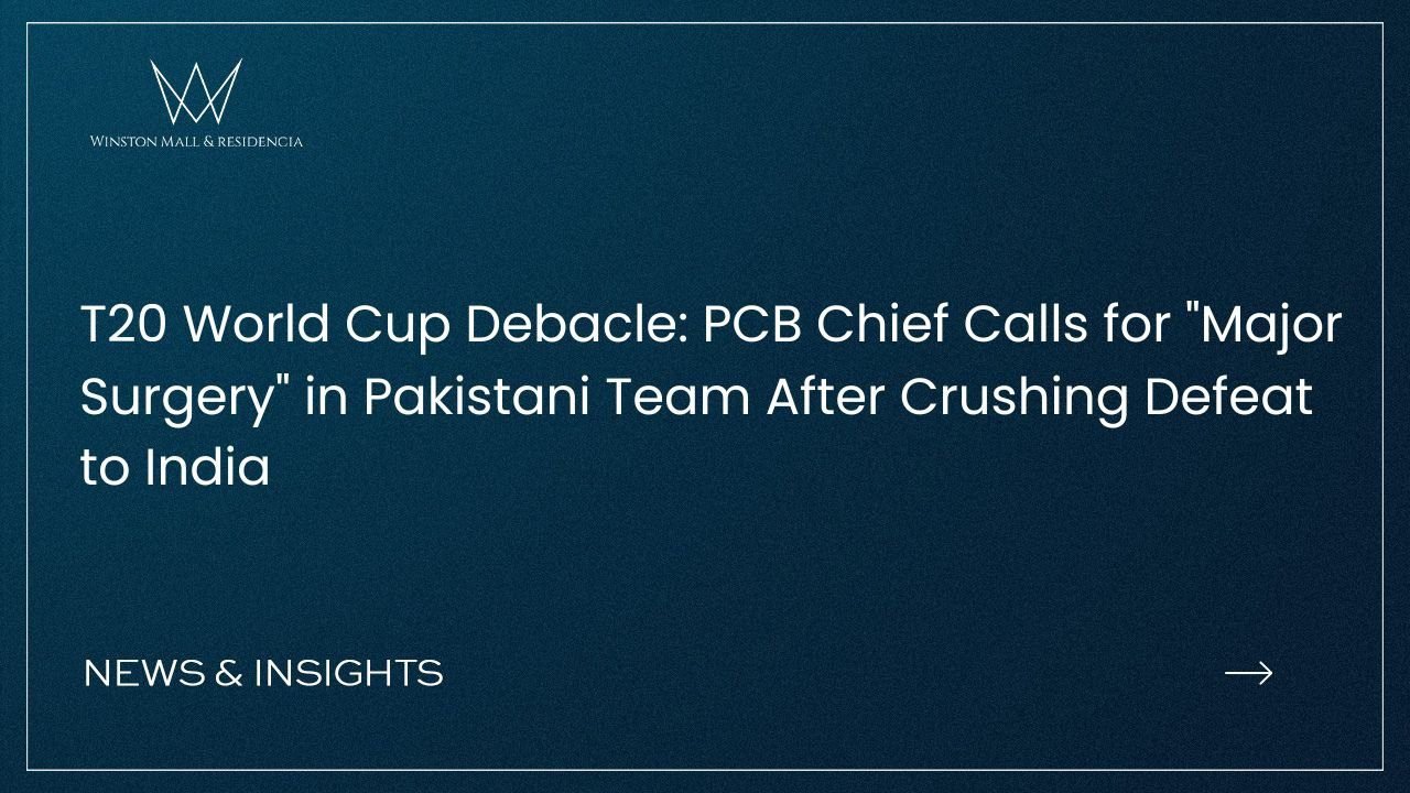 Read more about the article T20 World Cup Debacle: PCB Chief Calls for “Major Surgery” in Pakistani Team After Crushing Defeat to India