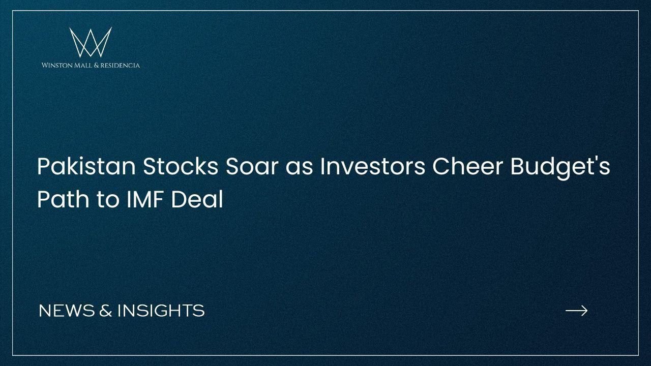 Read more about the article Pakistan Stocks Soar as Investors Cheer Budget’s Path to IMF Deal