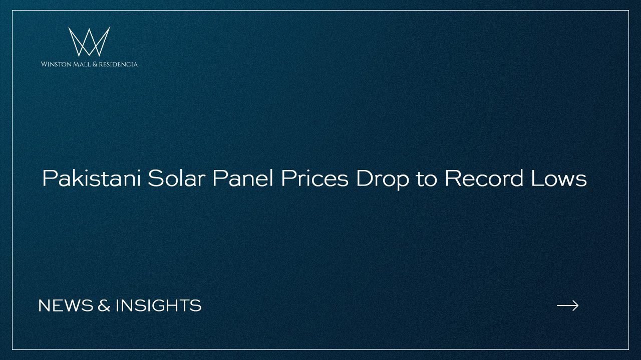 Read more about the article Pakistani Solar Panel Prices Drop to Record Lows