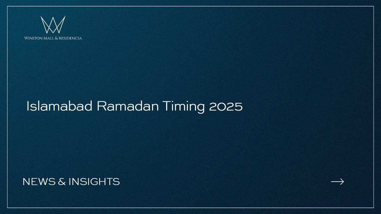 Islamabad Ramadan Timing 2025